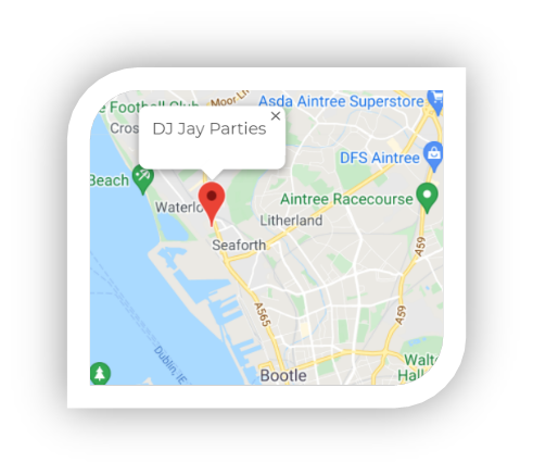 DJ Jay's pin on the Makaton Friendly map