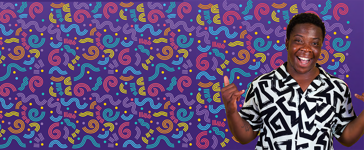 Cover of Makaton Annual Report 2022/2023, showing a smiling man