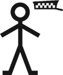 Makaton symbol for Police Officer